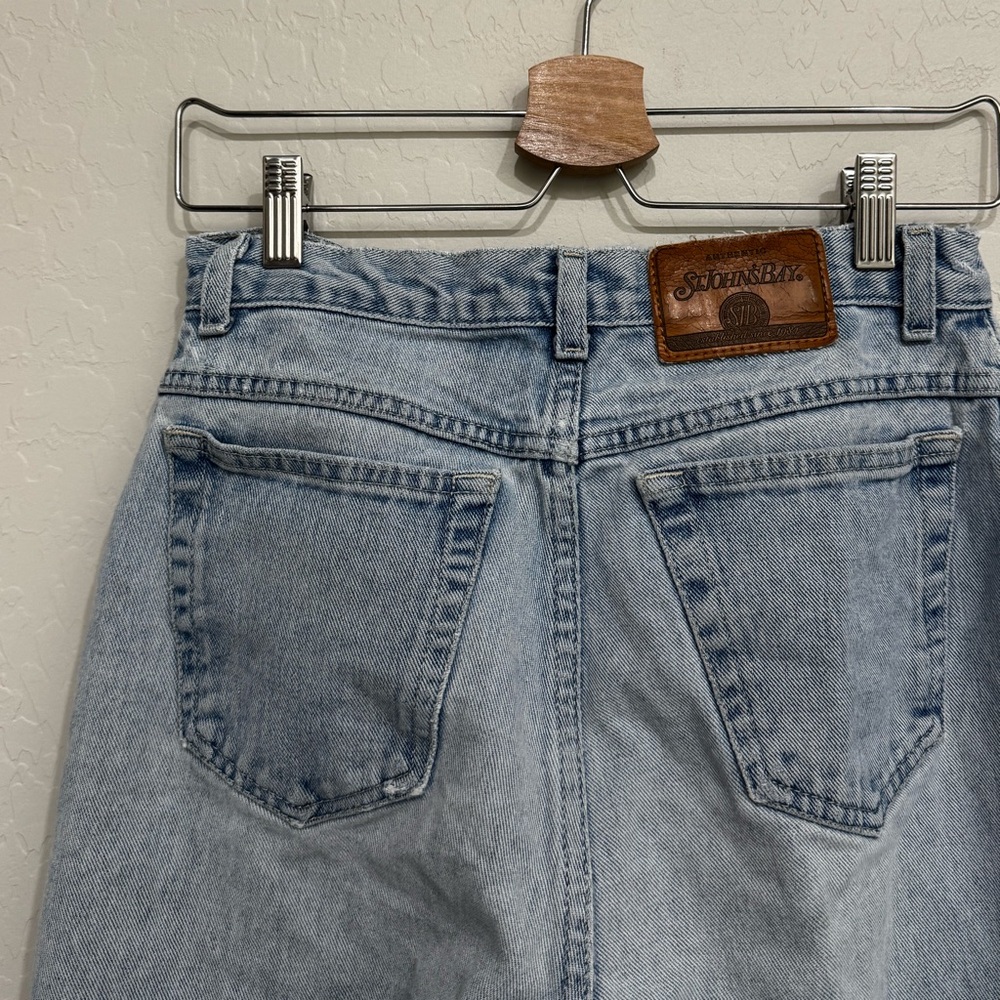 St. John's Bay High Rise Vintage Light Blue Jeans